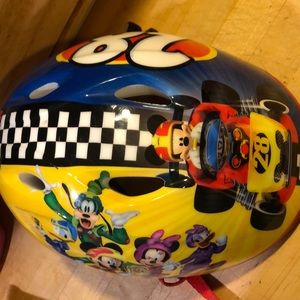 Mickey and the roadster racers bike helmet
